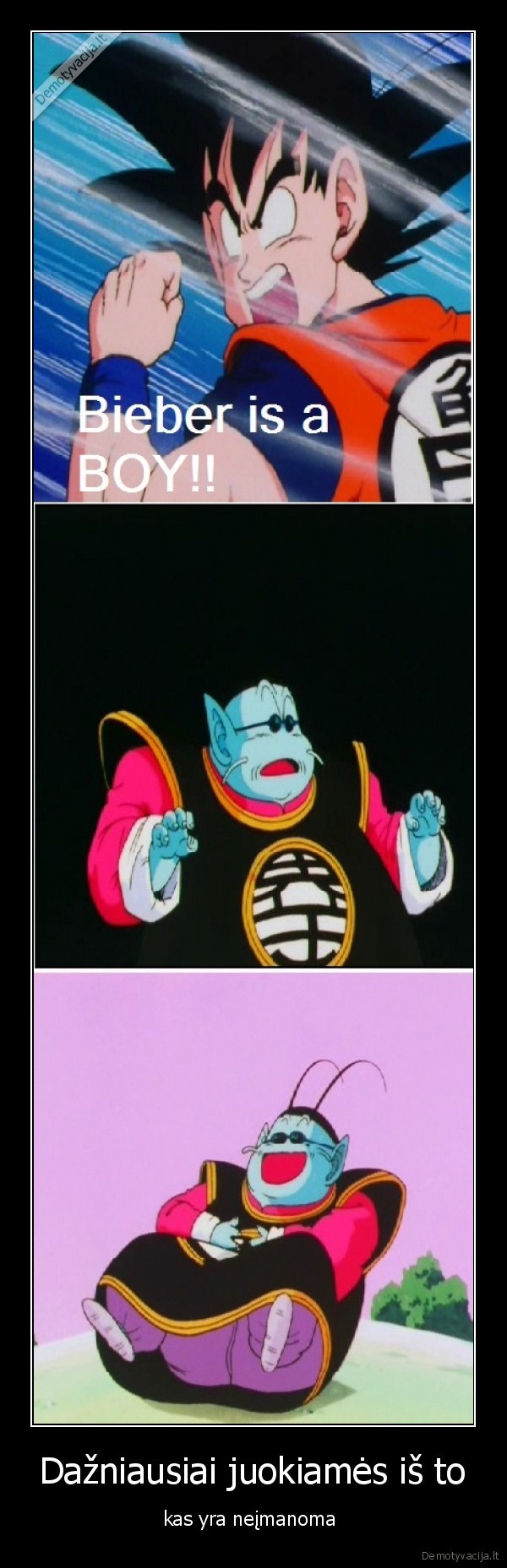 dbz,gokas,bieber,juodas, humoras,roflmao,kubilius, gaidys