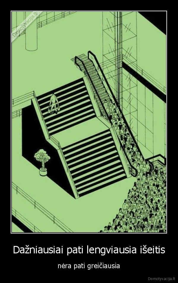 Dažniausiai pati lengviausia išeitis