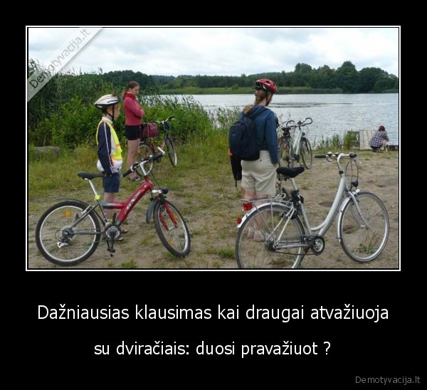 draugai,dviraciai,susitikti,klausimas