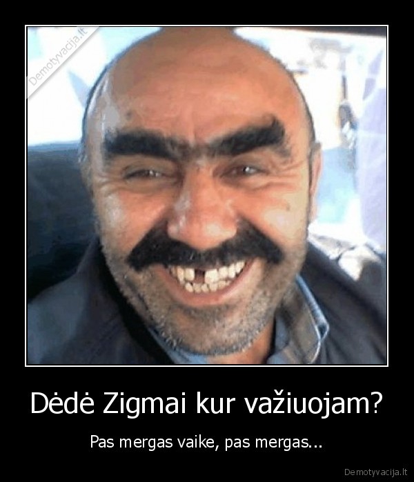 mergos, vaikas, dede, zigmas, vaziuoja