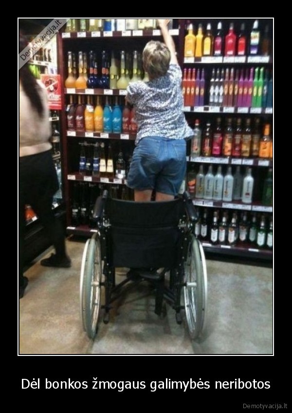 Dėl bonkos žmogaus galimybės neribotos