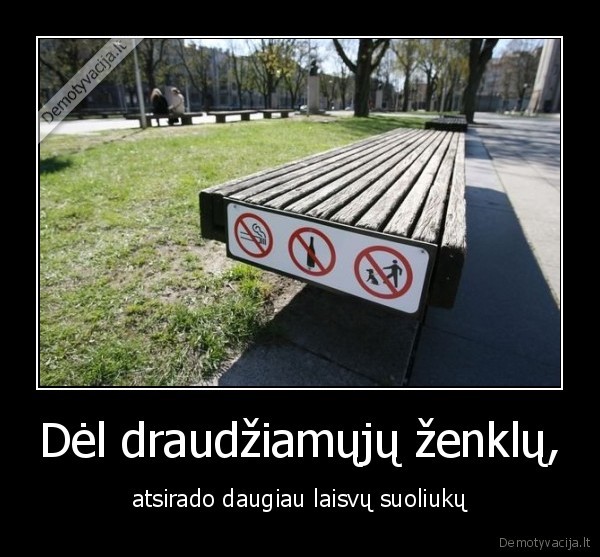 Dėl draudžiamųjų ženklų,