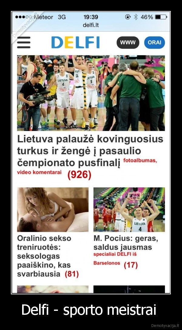 Delfi - sporto meistrai 