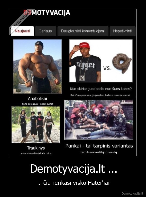 demotyvacija,hater