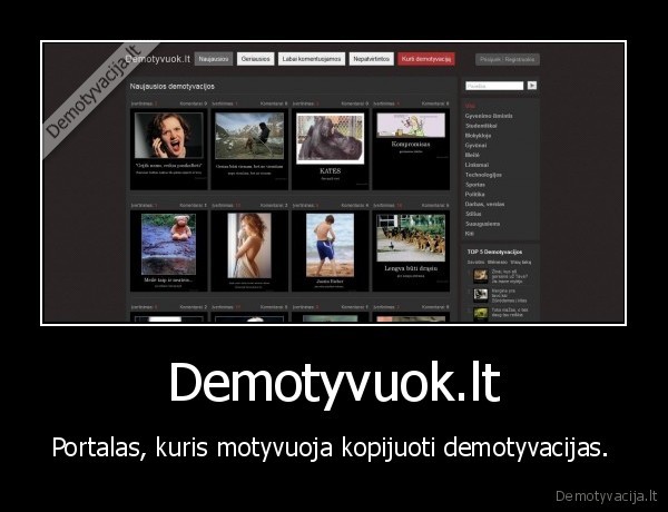 apgailetina, demotyvuok