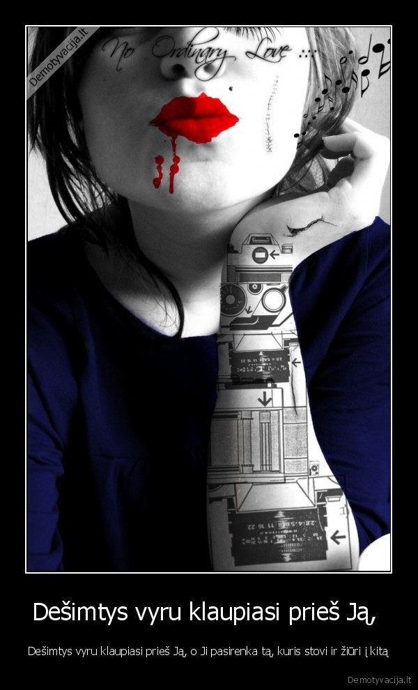 Dešimtys vyru klaupiasi prieš Ją, 