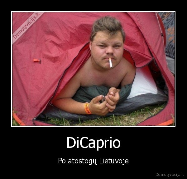 girtas, di, caprio,uztines