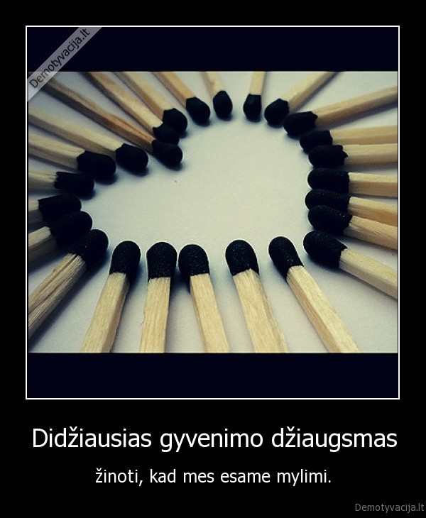 Didžiausias gyvenimo džiaugsmas