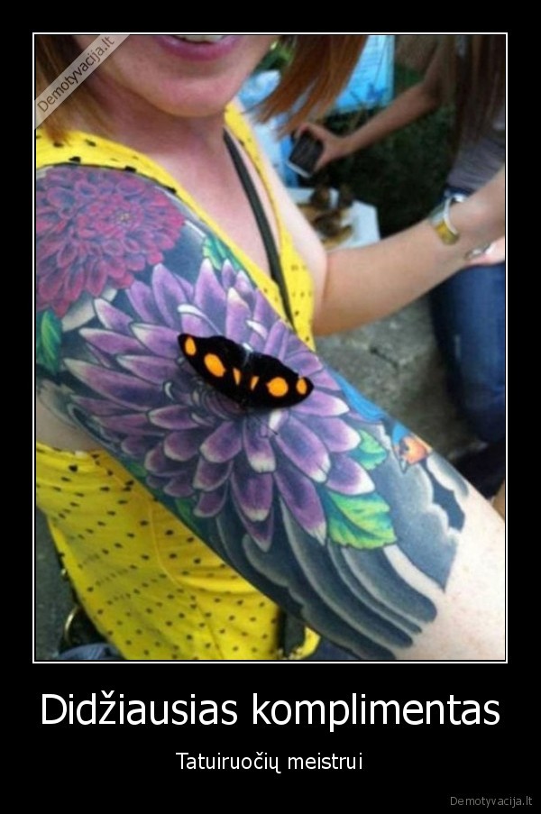 geles, tatuiruote,drugelis, ant, geles