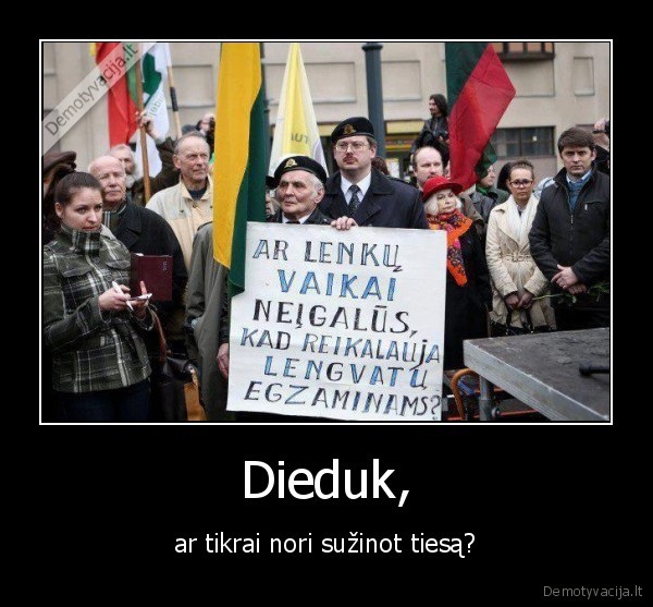 lenku, vaikai,mitingas, lenku,karti, tiesa