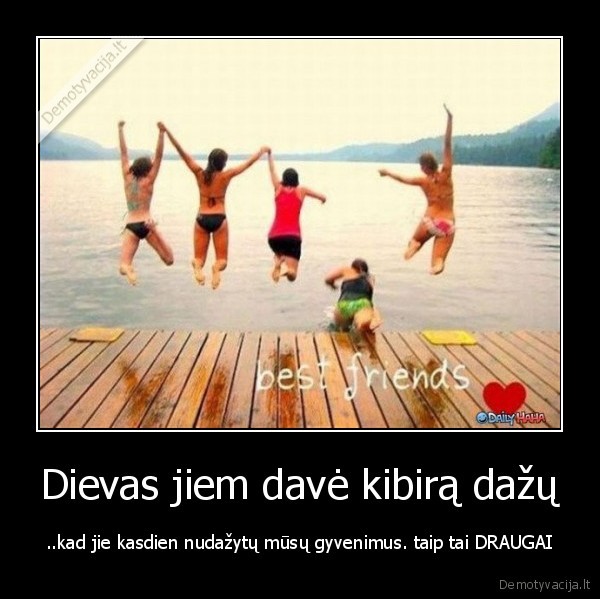 Dievas jiem davė kibirą dažų