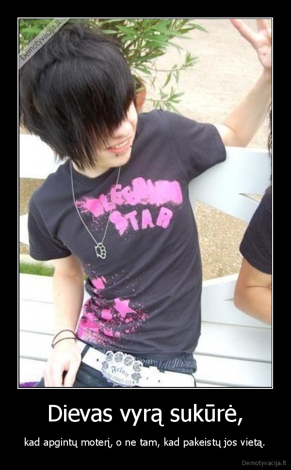 Dievas vyrą sukūrė,