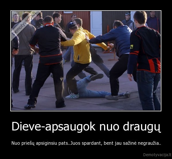 Dieve-apsaugok nuo draugų