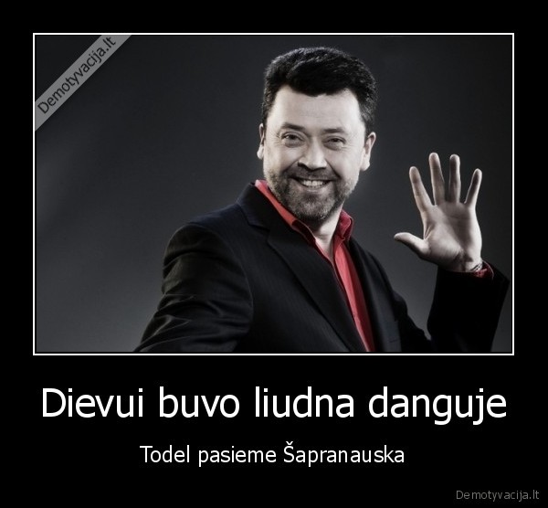 Dievui buvo liudna danguje