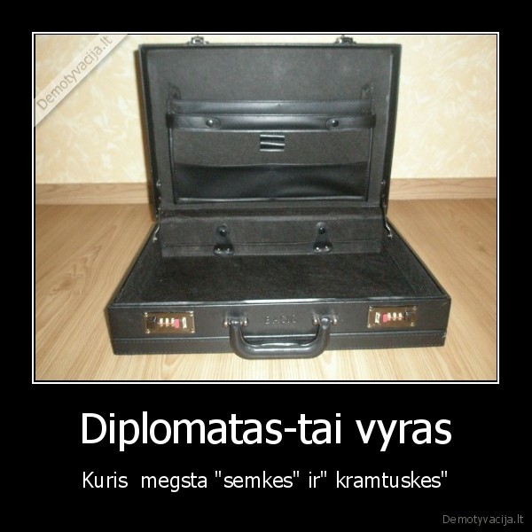 Diplomatas-tai vyras