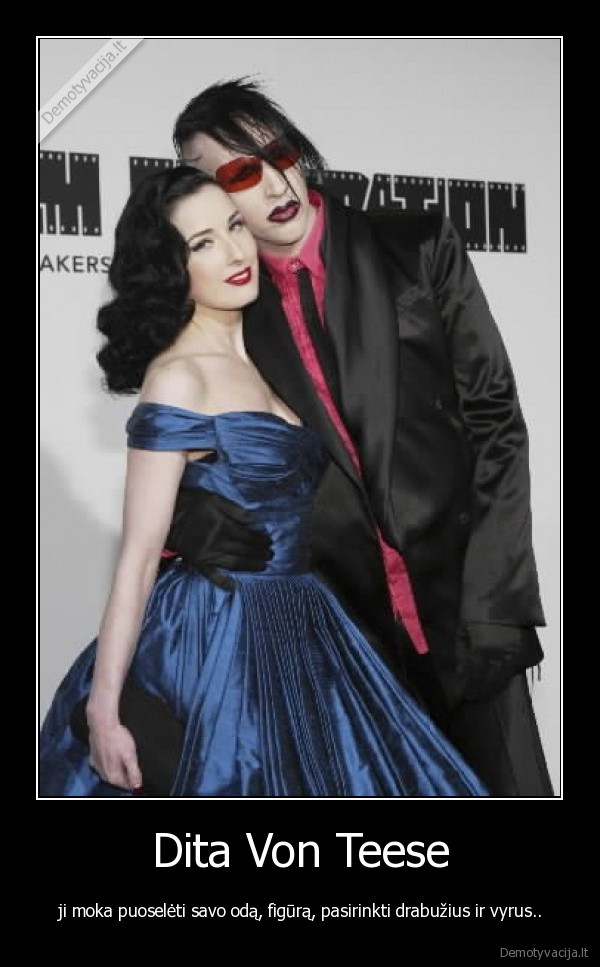 marilyn, manson,dita, von, teese,vyras,moteris