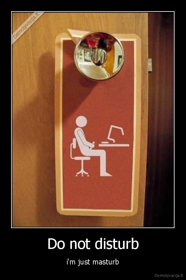 Do not disturb