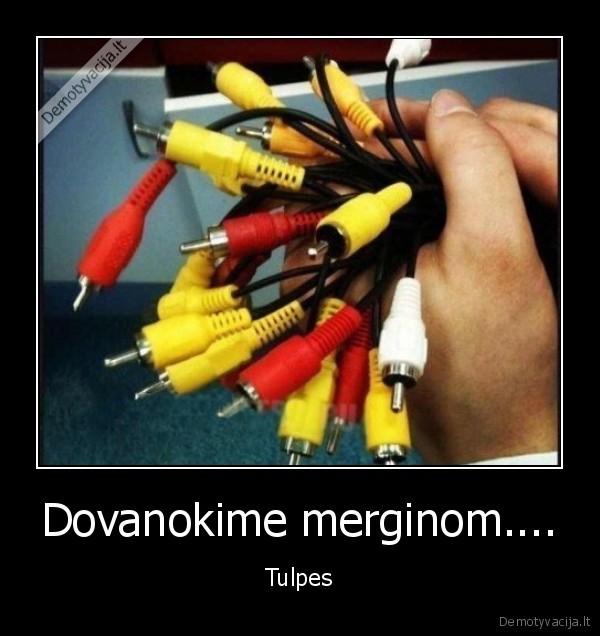 Dovanokime merginom....