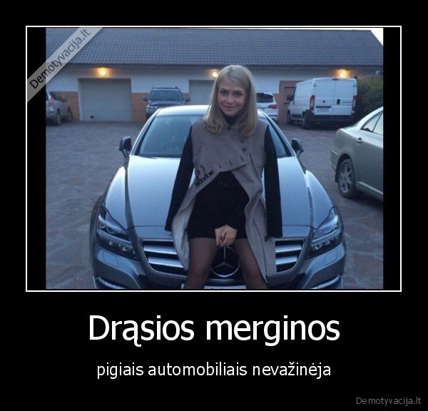 merginos,automobilis
