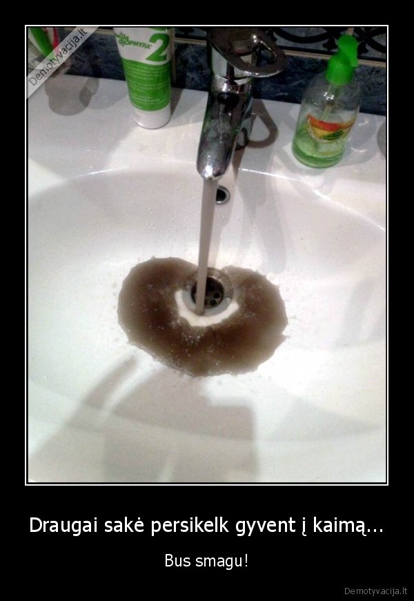 Draugai sakė persikelk gyvent į kaimą...