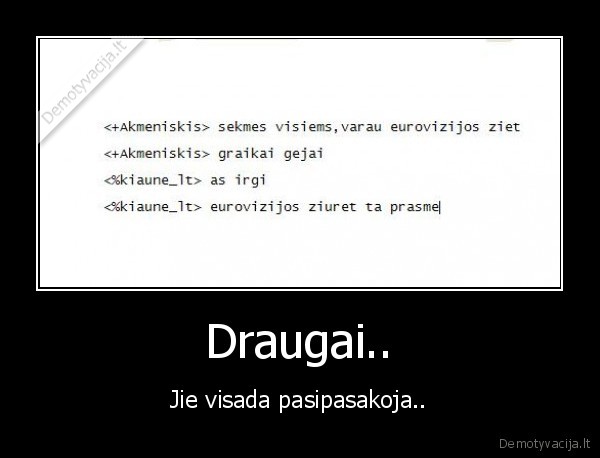 Draugai..