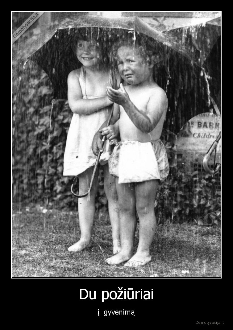 poziuris,i,gyvenima,lietus,vaikai
