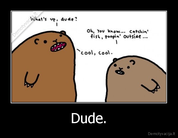 Dude.