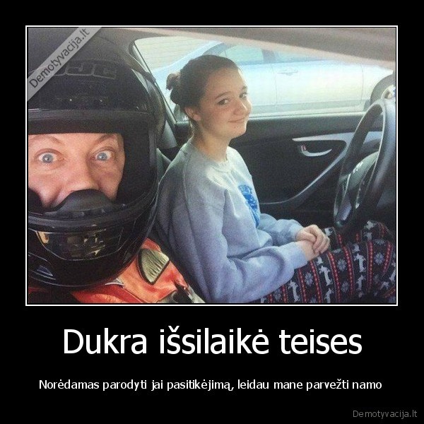 pirmas, vaziavimas,bijo, vaziuot