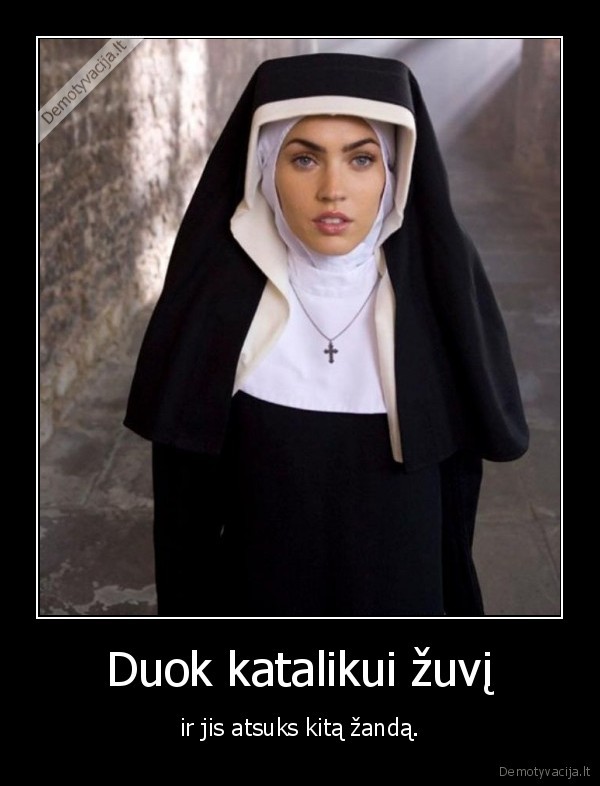 katalikas,zuvis,vienuole