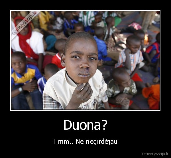 juodai, juodas, duona, afrikos, vaikai