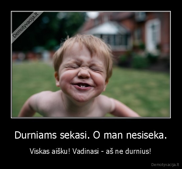durniai,nesiseka, gyvenima,nesekmes