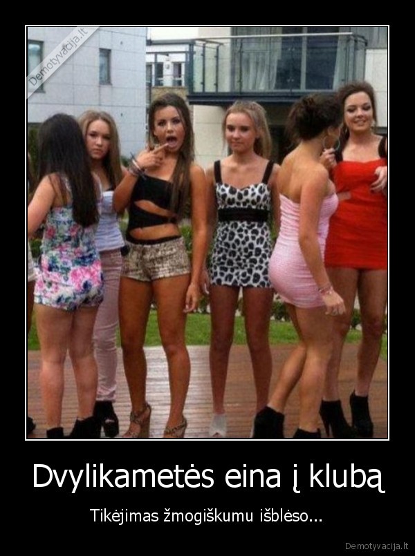 Dvylikametės eina į klubą