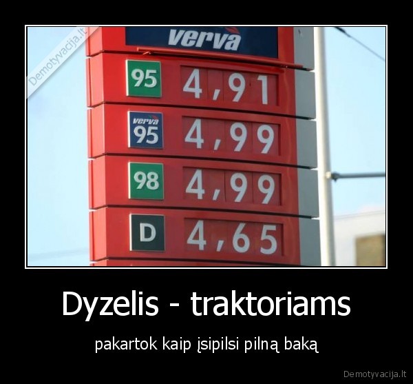 Dyzelis - traktoriams