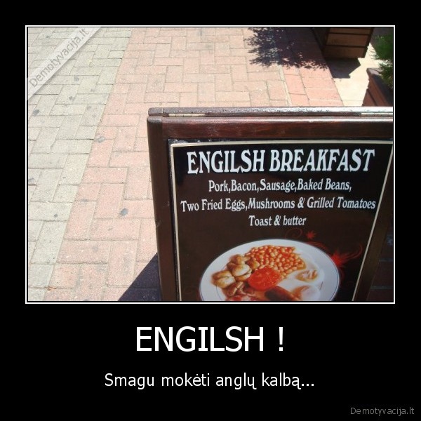 ENGILSH !