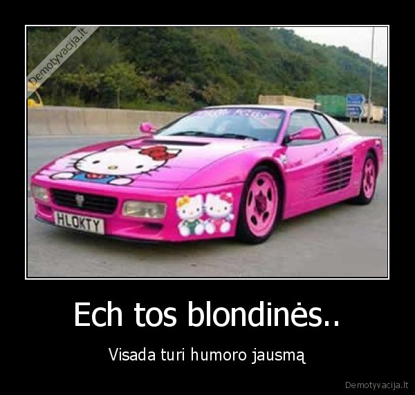 blondines,masinos,humoras