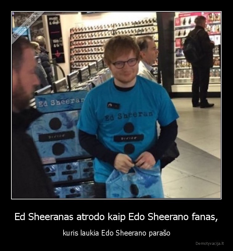 ed, sheeran,fanas,atributika