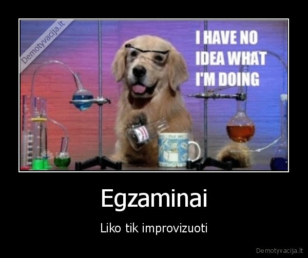 egzaminai,chemija,suo