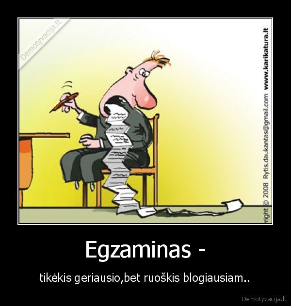 laukia, egzai, gyvenimo, nera