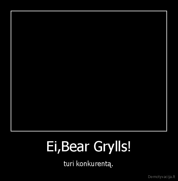 Ei,Bear Grylls!