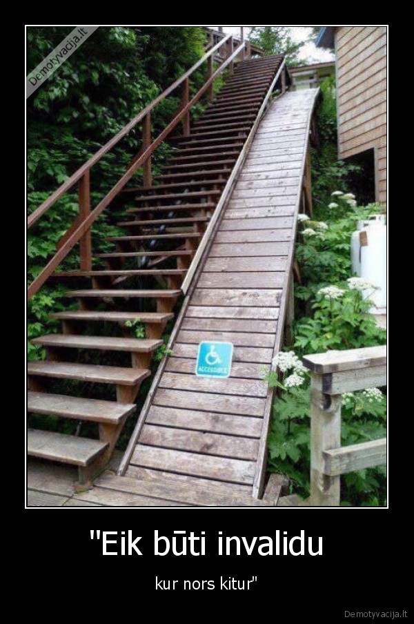 invalidumas,vezimelis,laiptai
