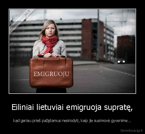emigracija,lietuviai,susimove