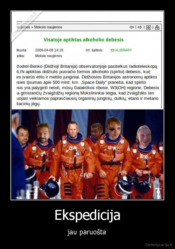 ekspedicija,kosmosas,spiritas,alkoholikai