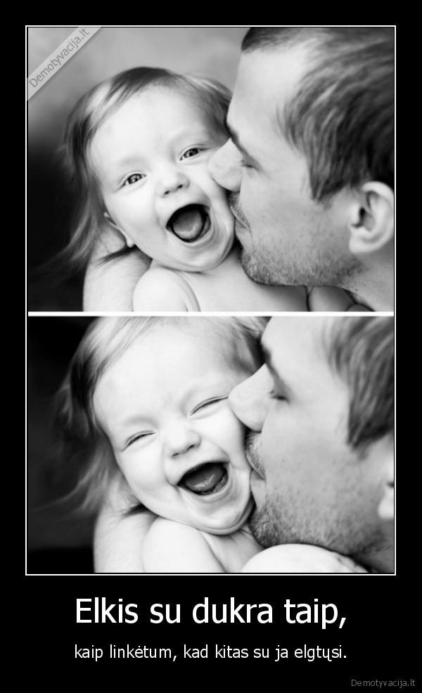 Elkis su dukra taip,