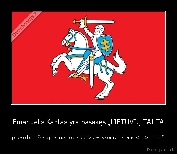 lietuva, patriotizmas, emanuelis, kantas