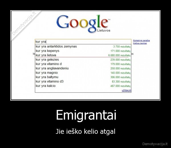 Emigrantai