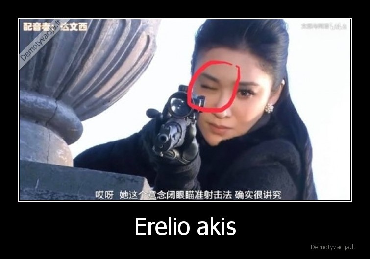 mergina,snaiperis,logika,akis