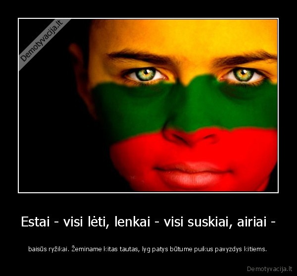 lauzykit, tuos, apgailetinus, stereotipus