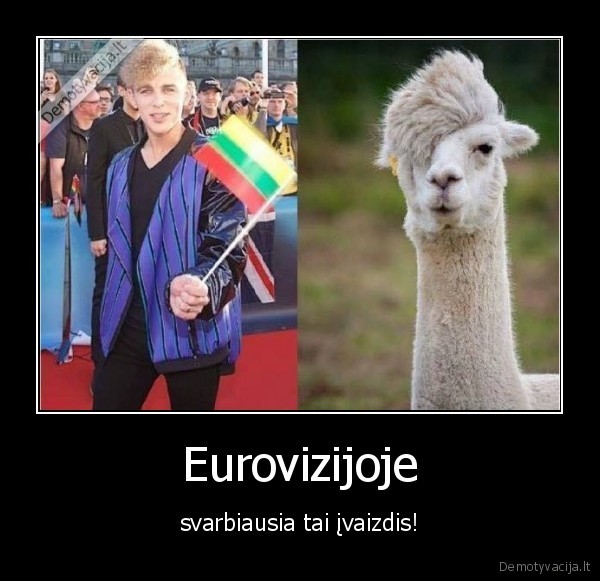 eurovizija,dainuoti,atrodyti
