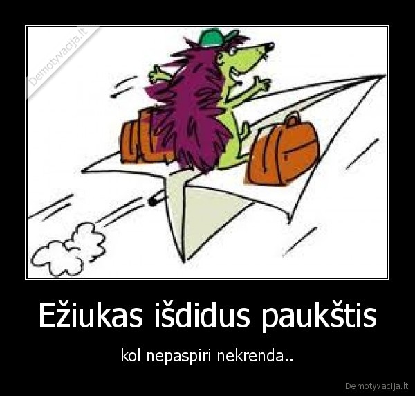 Ežiukas išdidus paukštis