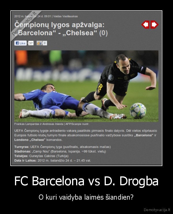 FC Barcelona vs D. Drogba